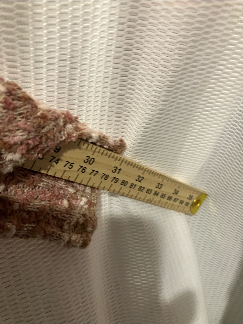 Nine West Marled Crewneck Sweater in Blush and Cream - Picture 9 of 14